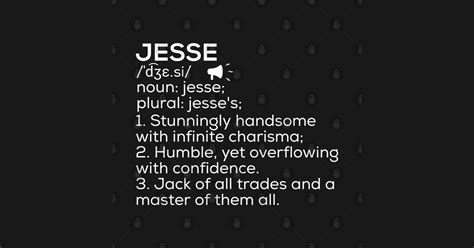JESSE Definition & Meaning .